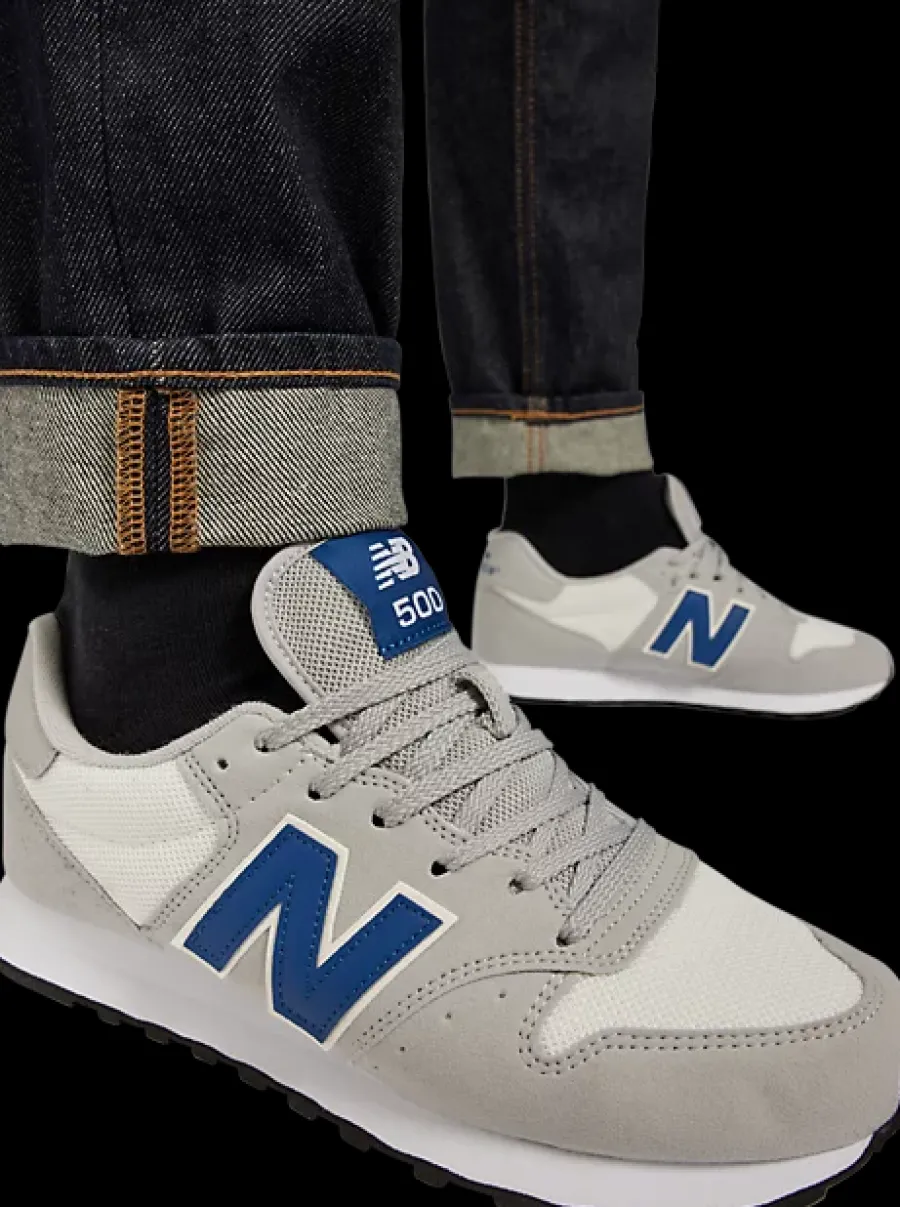 Sale szaro-niebieskie sneakersy męskie 500 Męskie Sportowe|Casual