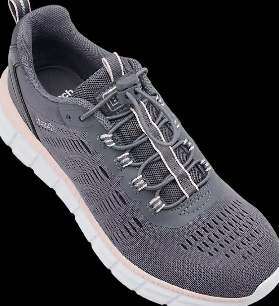Online szaro-różowe sneakersy damskie Damskie Sportowe