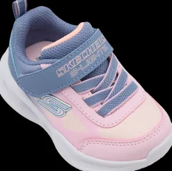 Discount szaro-różowe sneakersy dziewczęce Dzieci Sportowe