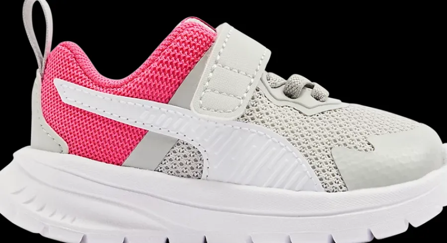 Clearance szaro-różowe sneakersy dziewczęce Evolve Run Dzieci Sportowe