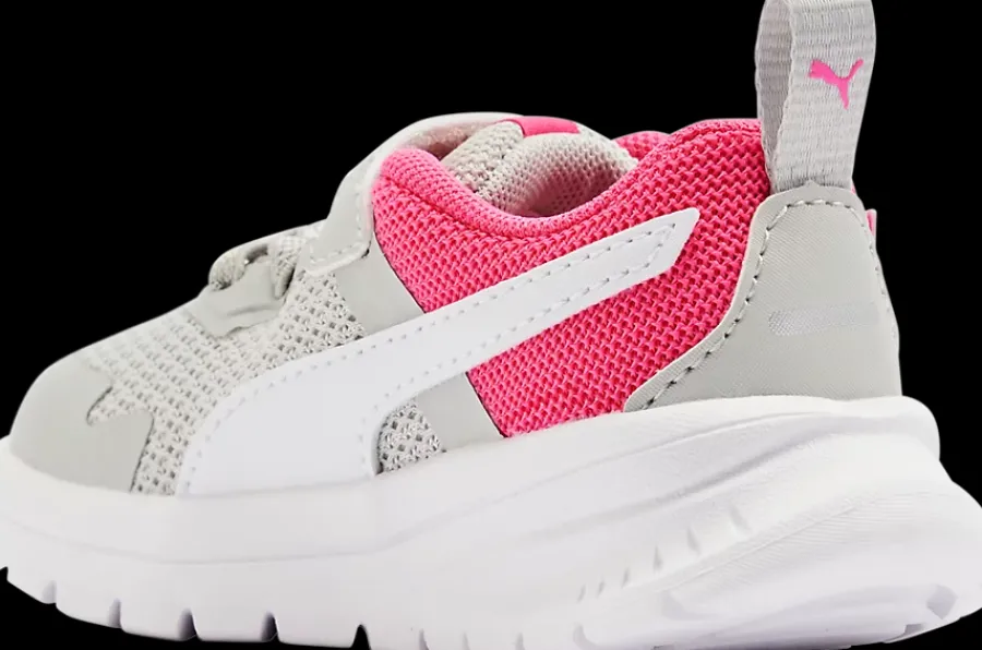 Clearance szaro-różowe sneakersy dziewczęce Evolve Run Dzieci Sportowe