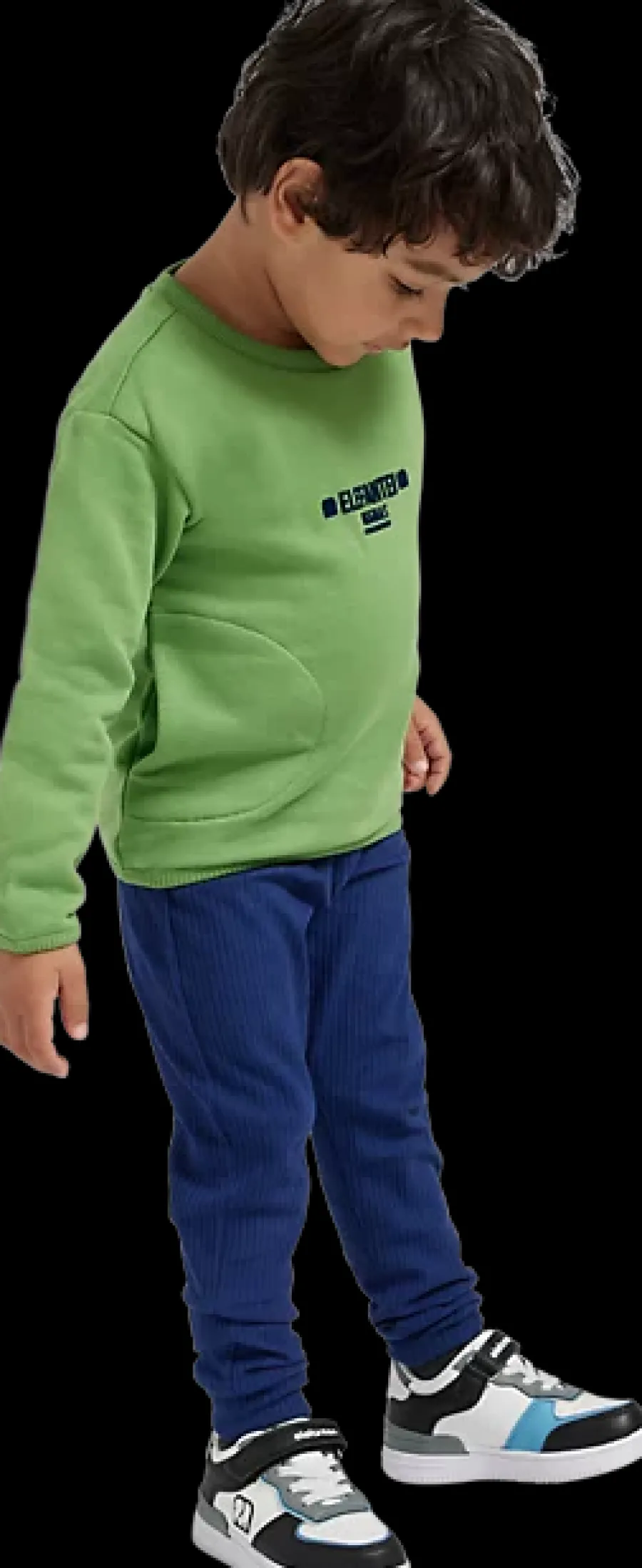Outlet zielona bluza dziecięca Dzieci Odzież
