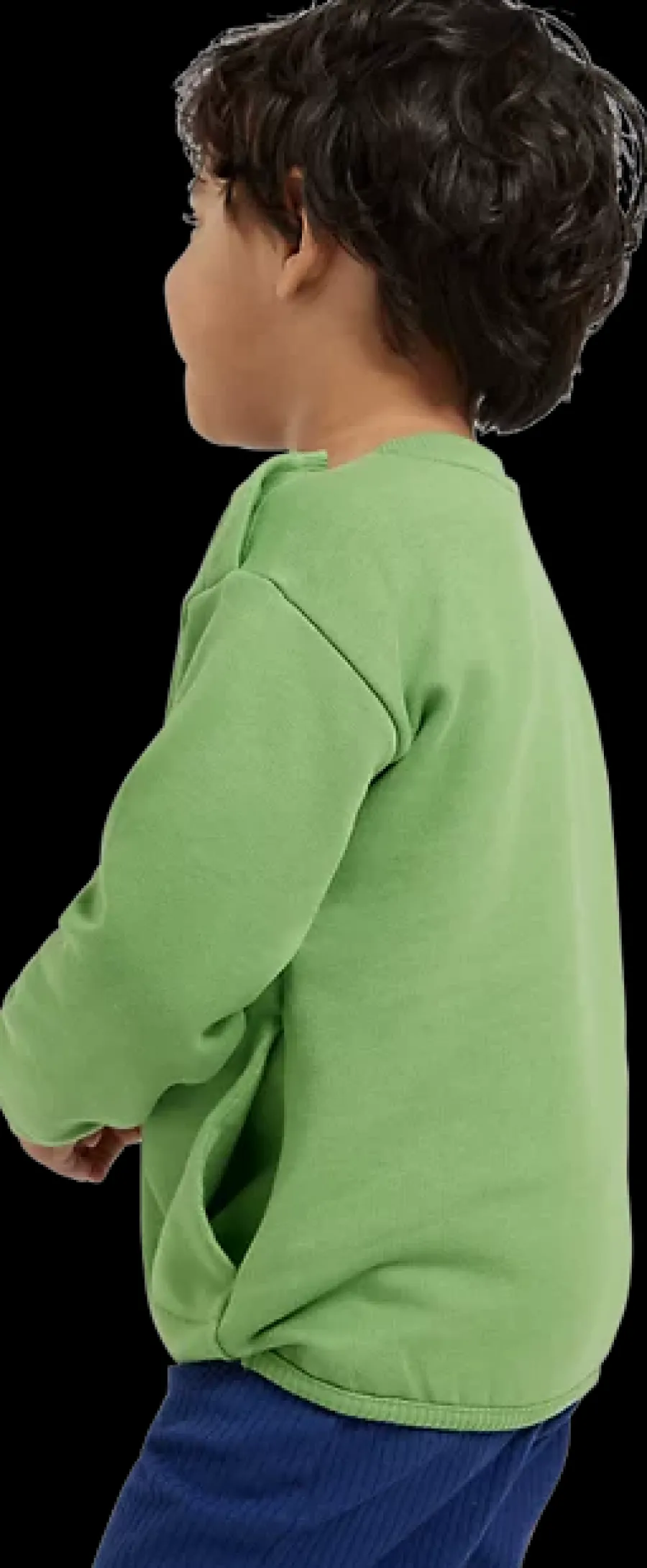 Outlet zielona bluza dziecięca Dzieci Odzież
