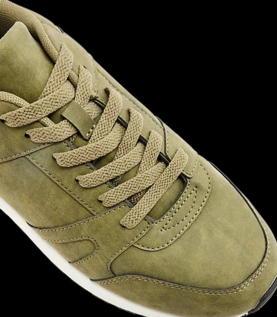 Outlet zielone sneakersy męskie Męskie Sportowe|Casual