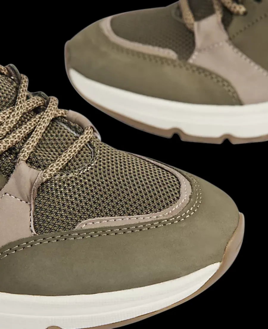 Hot zielono-beżowe sneakersy damskie Damskie Sportowe