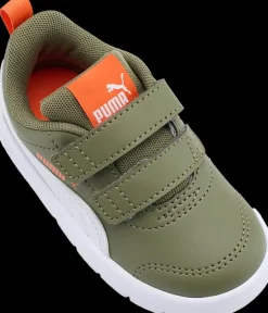 zielono-białe sneakersy dziecięce COURTFLEX V3 Dzieci Sportowe|Markowe