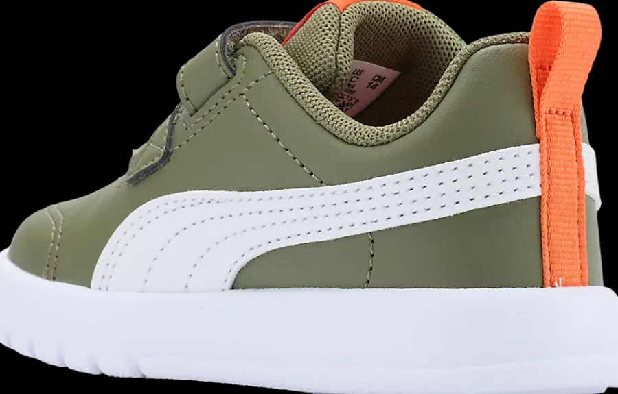 zielono-białe sneakersy dziecięce COURTFLEX V3 Dzieci Sportowe|Markowe