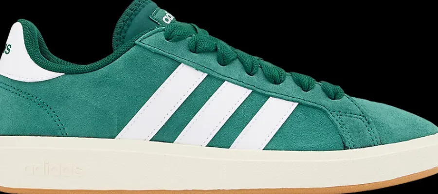 Sale zielono-białe sneakersy męskie Grand Court Base Męskie Sportowe|Markowe