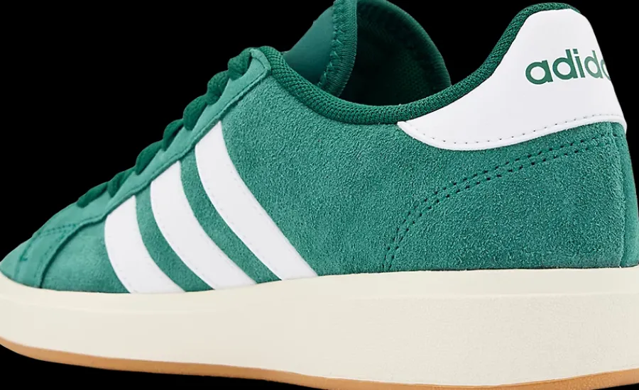 Sale zielono-białe sneakersy męskie Grand Court Base Męskie Sportowe|Markowe