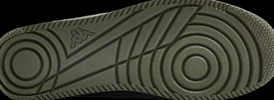 Discount zielono-czarne ocieplane męskie sneakersy Lineup Fur Męskie Sportowe|Casual