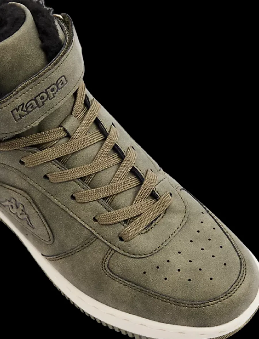 zielono-czarne ocieplane sneakersy męskie Męskie Kozaki|Markowe