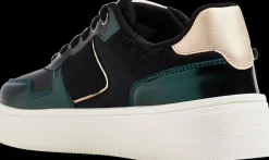 Sale zielono-czarne sneakersy damskie Damskie Sportowe