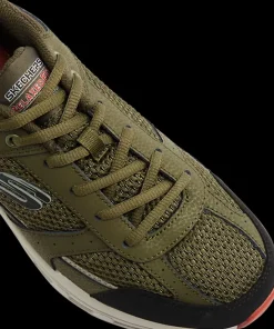 Hot zielono-czarne sneakersy męskie Oak Canyon Męskie Sportowe|Markowe